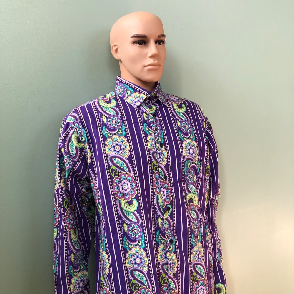 Christian Dior x Vera Bradley Men's Button Up COA - Picture 3 of 10
